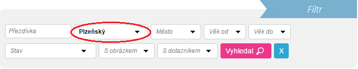 filtr profil Plzeň